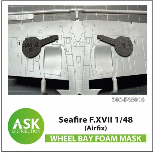 Seafire F.XVII FOAM flexibel wheel bay mask for Airfix, 1/48 - Art ... Seafire F.XVII FOAM flexibel wheel bay mask for Airfix, 1/48 - Art ...