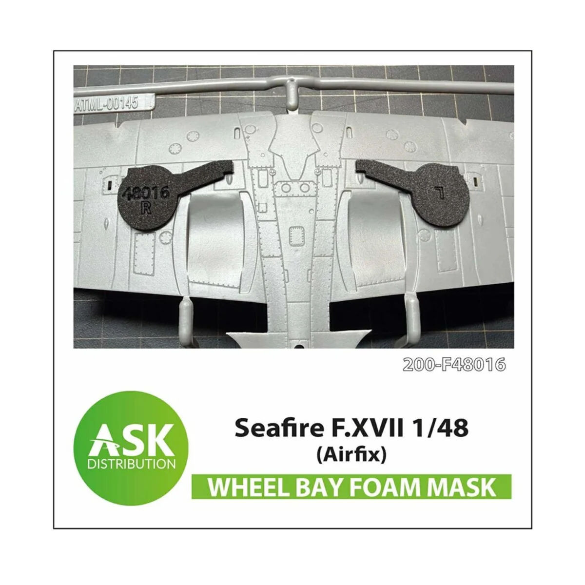 Seafire F.XVII FOAM flexibel wheel bay mask for Airfix, 1/48 - Art ... Seafire F.XVII FOAM flexibel wheel bay mask for Airfix, 1/48 - Art ...