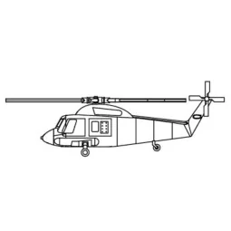 SH-2 Seasprite, 1/700 - Trumpeter 03474