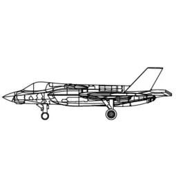 F-35B Lightning II, 1/700 - Trumpeter 03477