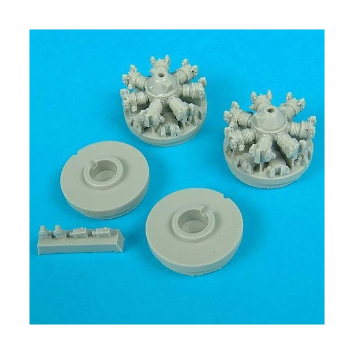 B-25 Mitchell engines für Hasegawa Bausatz, 1/72 - Quickboost QB72 030