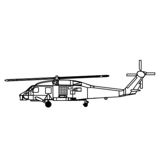 SH-60B Seahawk, 1/200 - Trumpeter 04212 SH-60B Seahawk, 1/200 - Trumpeter 04212