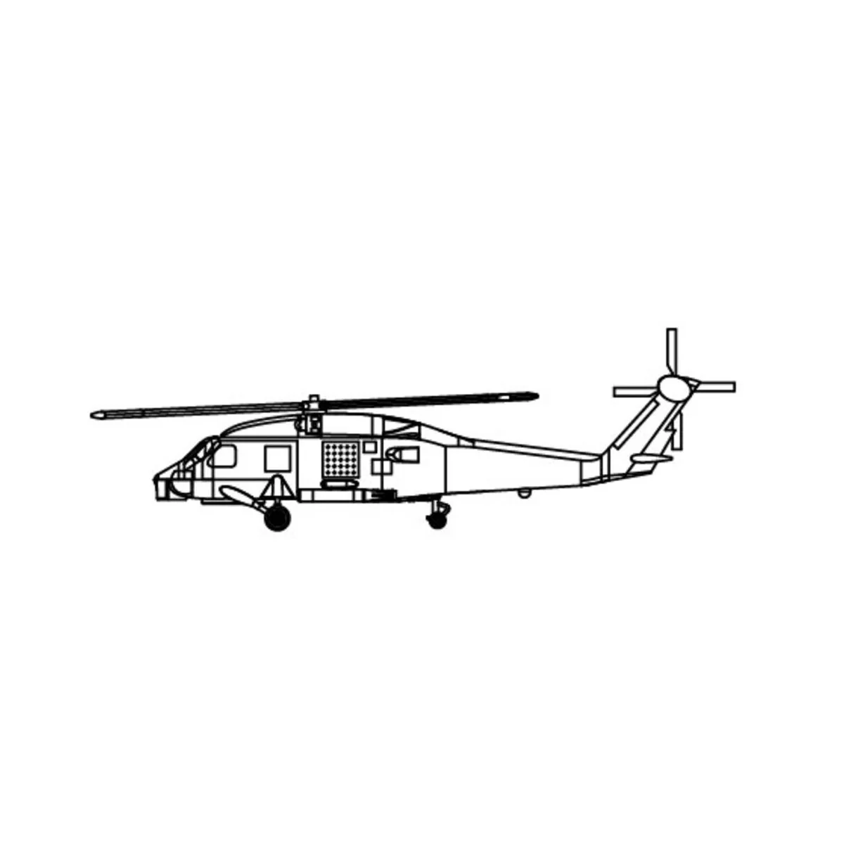 SH-60B Seahawk, 1/200 - Trumpeter 04212 SH-60B Seahawk, 1/200 - Trumpeter 04212