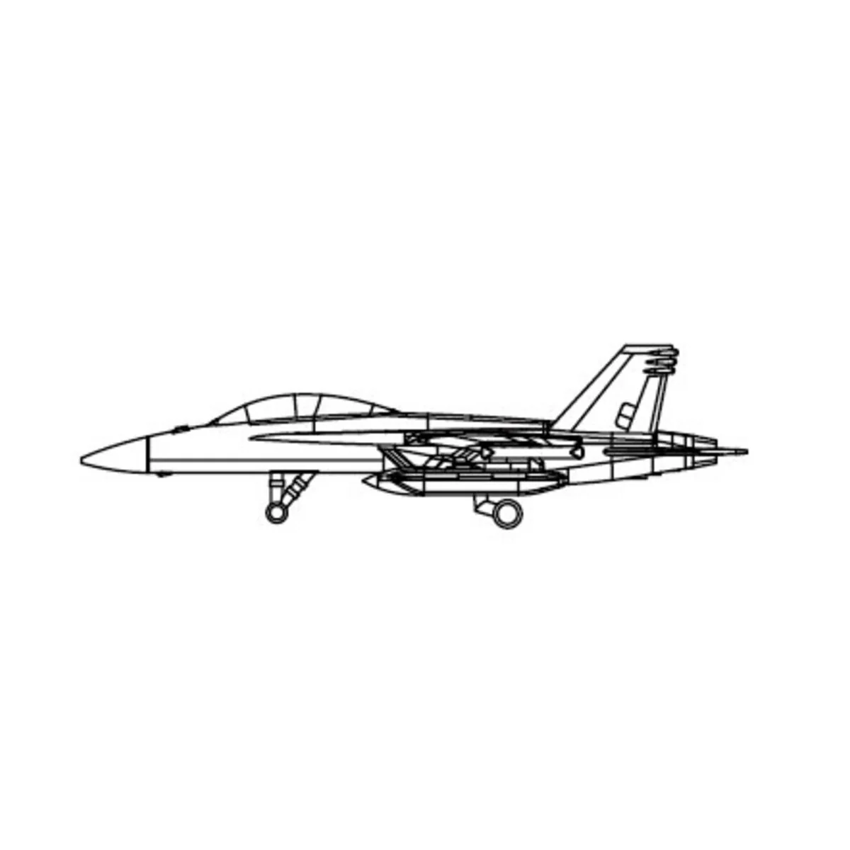 EA-18G Growler, 1/350 - Trumpeter 06289