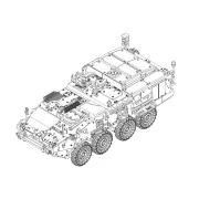 M1133 Stryker MEV, 1/72 - Trumpeter 07428 M1133 Stryker MEV, 1/72 - Trumpeter 07428