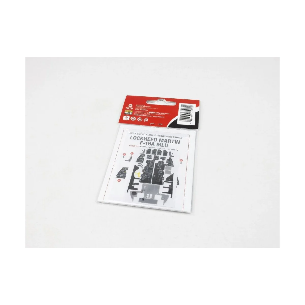 F-16A MLU for Tamiya, 1/32 - Red Fox Studio RFSQS-32062 F-16A MLU for Tamiya, 1/32 - Red Fox Studio RFSQS-32062
