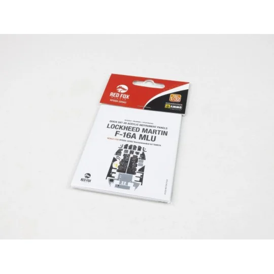 F-16A MLU for Tamiya, 1/32 - Red Fox Studio RFSQS-32062 F-16A MLU for Tamiya, 1/32 - Red Fox Studio RFSQS-32062