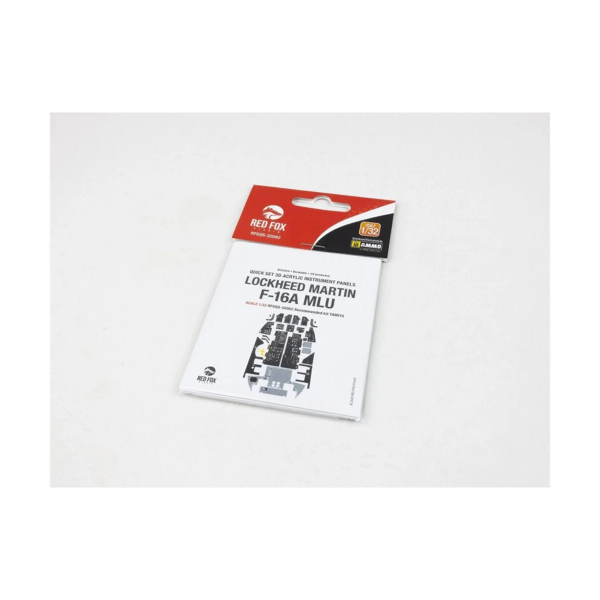 F-16A MLU for Tamiya, 1/32 - Red Fox Studio RFSQS-32062 F-16A MLU for Tamiya, 1/32 - Red Fox Studio RFSQS-32062