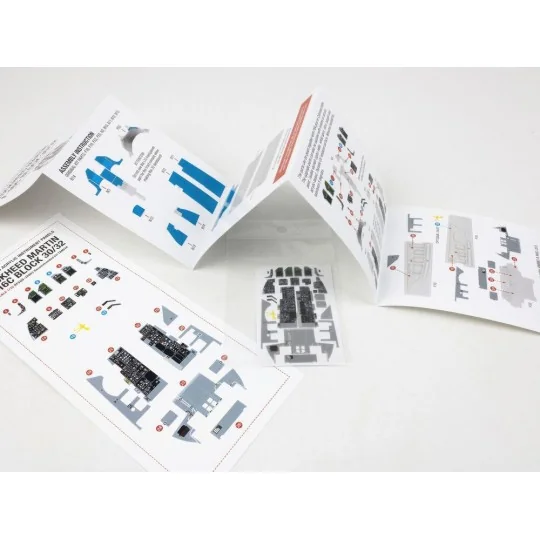 F-16C Block 30/32 for Tamiya, 1/32 - Red Fox Studio RFSQS-32063 F-16C Block 30/32 for Tamiya, 1/32 - Red Fox Studio RFSQS-32063