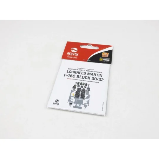 F-16C Block 30/32 for Tamiya, 1/32 - Red Fox Studio RFSQS-32063 F-16C Block 30/32 for Tamiya, 1/32 - Red Fox Studio RFSQS-32063