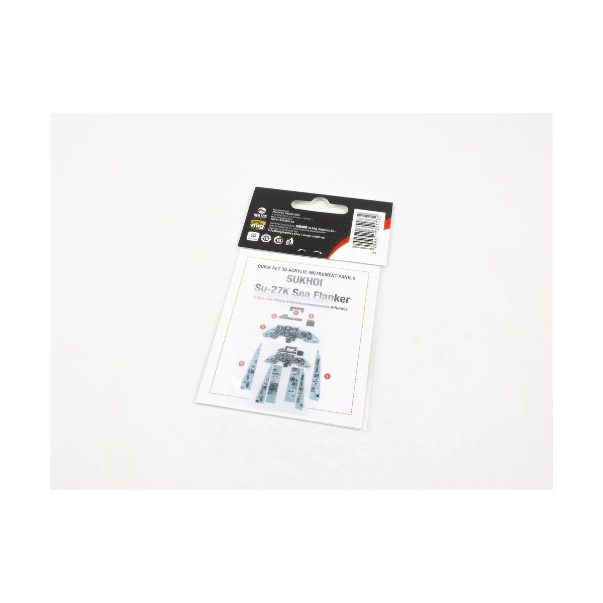 Su-27K Sea Flanker for Minibase, 1/48 - Red Fox Studio RFSQS-48024 Su-27K Sea Flanker for Minibase, 1/48 - Red Fox Studio RFSQS-48024