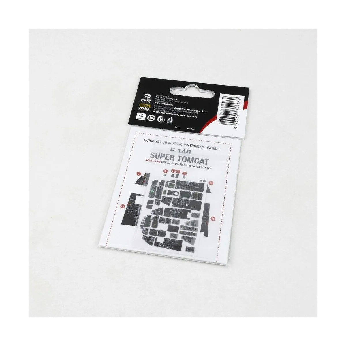 F-14D Super Tomcat for GWH, 1/48 - Red Fox Studio RFSQS-48149