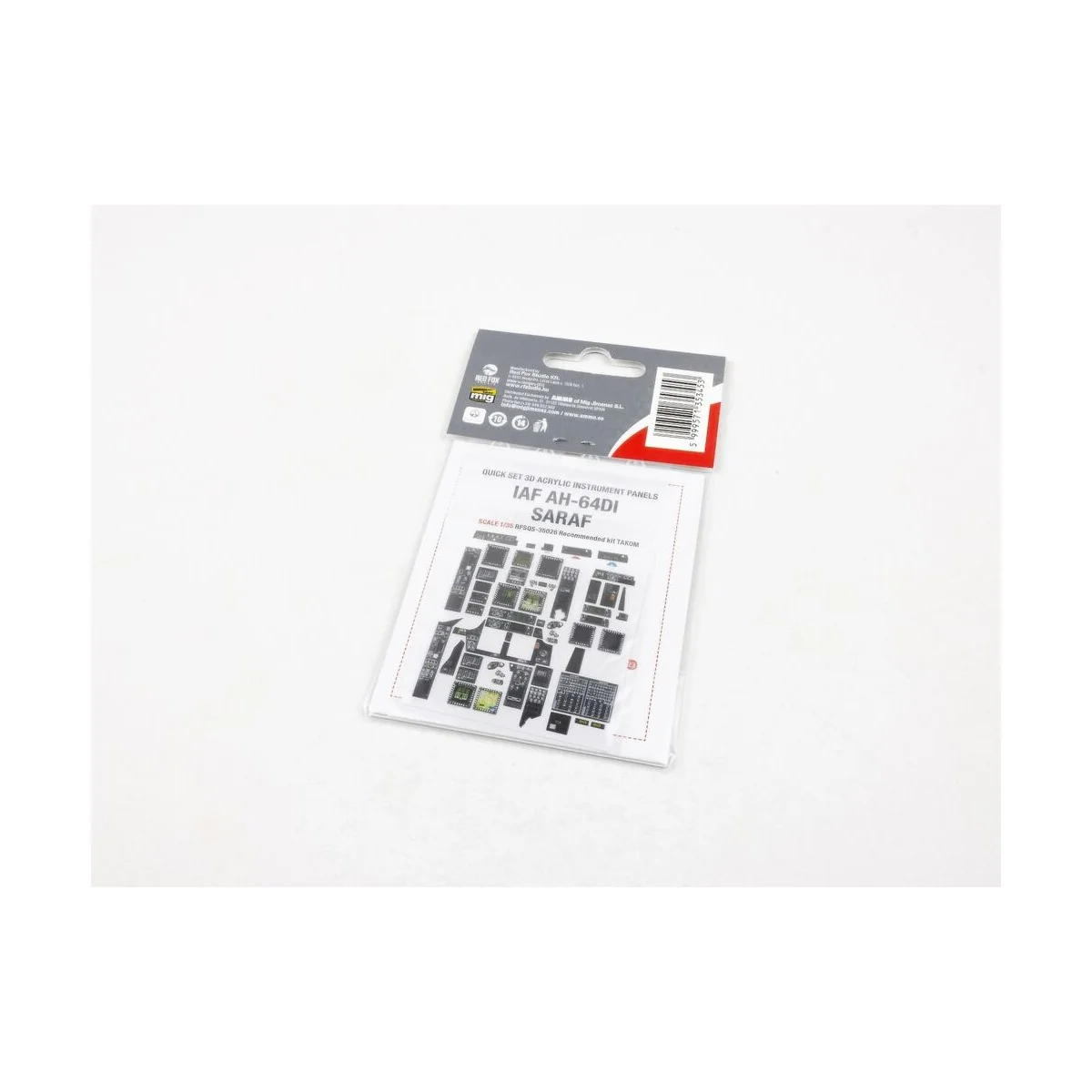 AH-64Di SARAF for Takom, 1/35 - Red Fox Studio RFSQS-35026