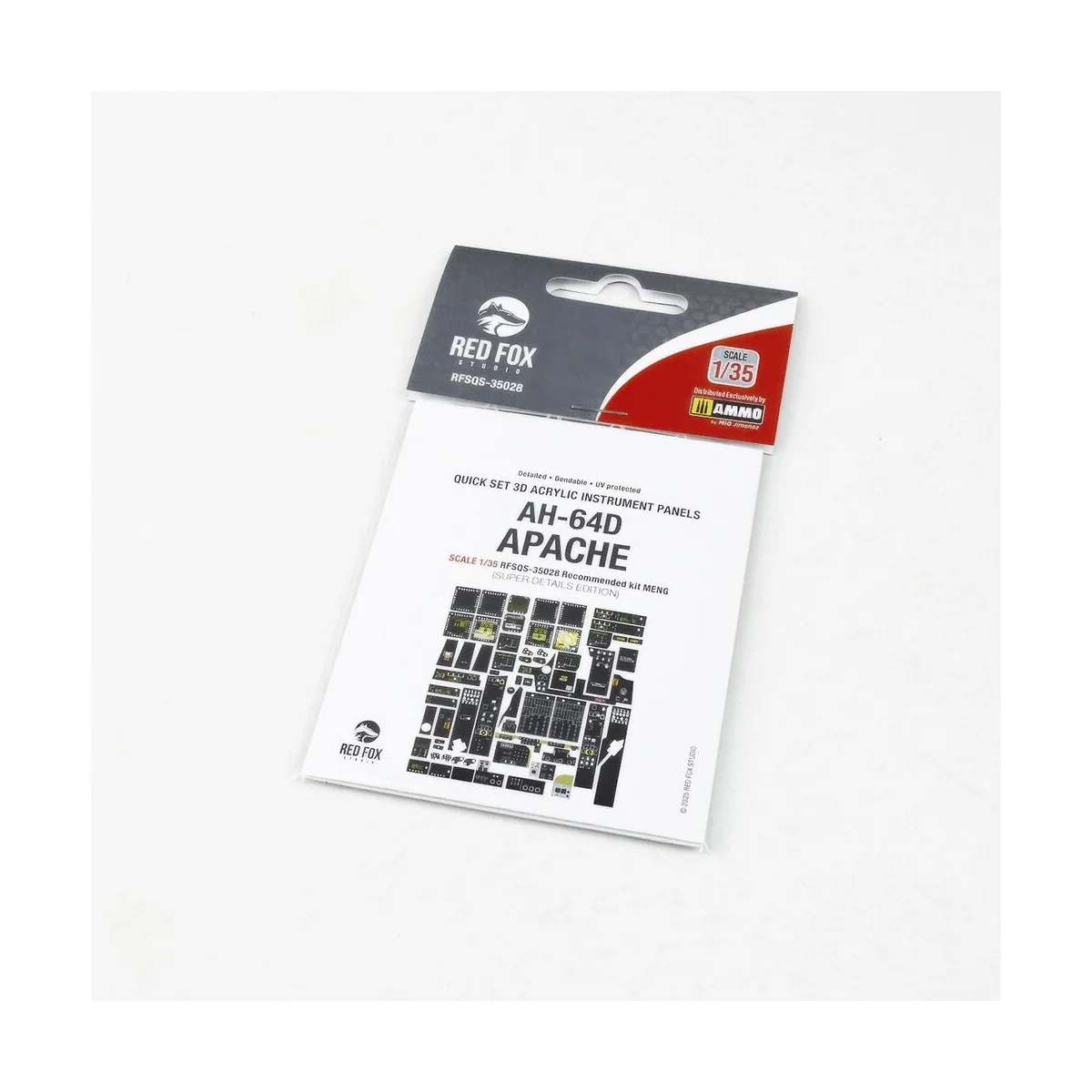 AH-64D Apache for Meng, 1/35 - Red Fox Studio RFSQS-35028 AH-64D Apache for Meng, 1/35 - Red Fox Studio RFSQS-35028
