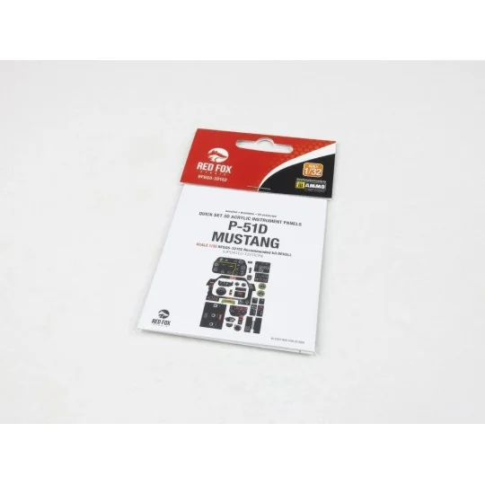 P-51D Mustang Updated for Revell, 1/32 - Red Fox Studio RFSQS-32152 P-51D Mustang Updated for Revell, 1/32 - Red Fox Studio RFSQS-32152