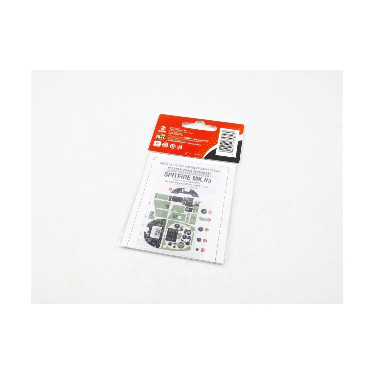 Spitfire Mk.IIa Updated for Hobby 2000/Revell, 1/32 - Red Fox Studi... Spitfire Mk.IIa Updated for Hobby 2000/Revell, 1/32 - Red Fox Studi...