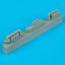 Fw 190A-3 exhaust für Tamiya Bausatz, 1/72 - Quickboost QB72 047