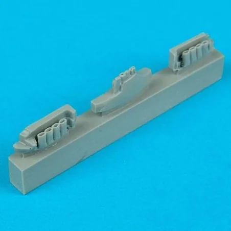 Fw 190A-3 exhaust für Tamiya Bausatz, 1/72 - Quickboost QB72 047