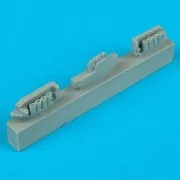 Fw 190A-3 exhaust für Tamiya Bausatz - Quickboost QB72 047