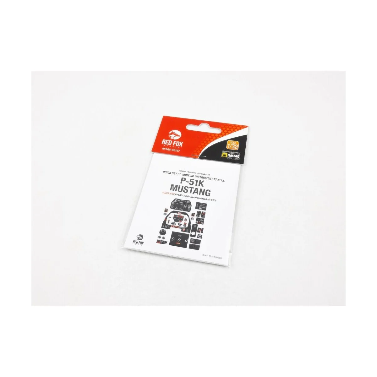 P-51K Mustang for SWS, 1/32 - Red Fox Studio RFSQS-32167