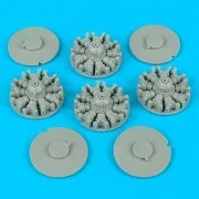 B-17 engines (for Academy) für Academy Bausatz, 1/72 - Quickboost Q...