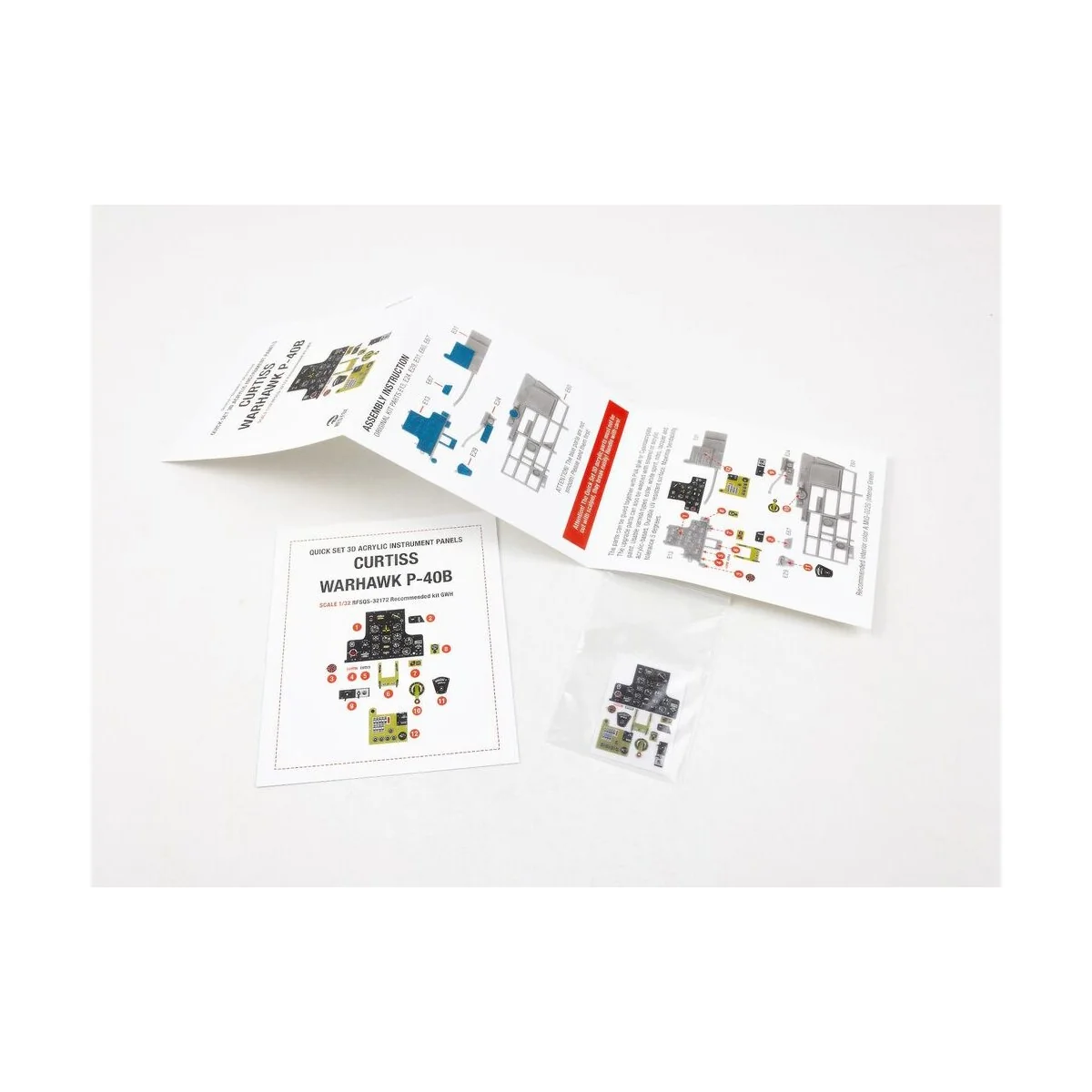 P-40B Warhawk for GWH, 1/32 - Red Fox Studio RFSQS-32172