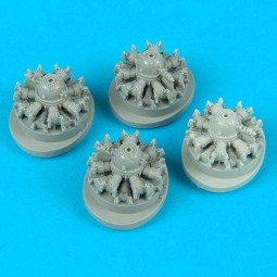 B-24 engines (for Academy) Für Academy Bausatz., 1/72 - Quickboost ...