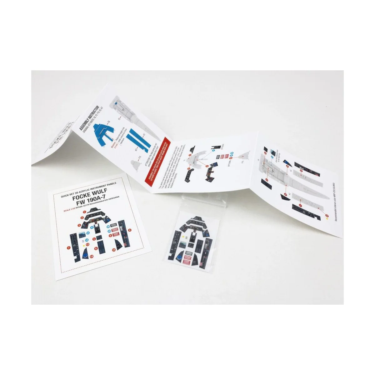 Fw 190A-7 for Hasegawa, 1/32 - Red Fox Studio RFSQS-32178 Fw 190A-7 for Hasegawa, 1/32 - Red Fox Studio RFSQS-32178