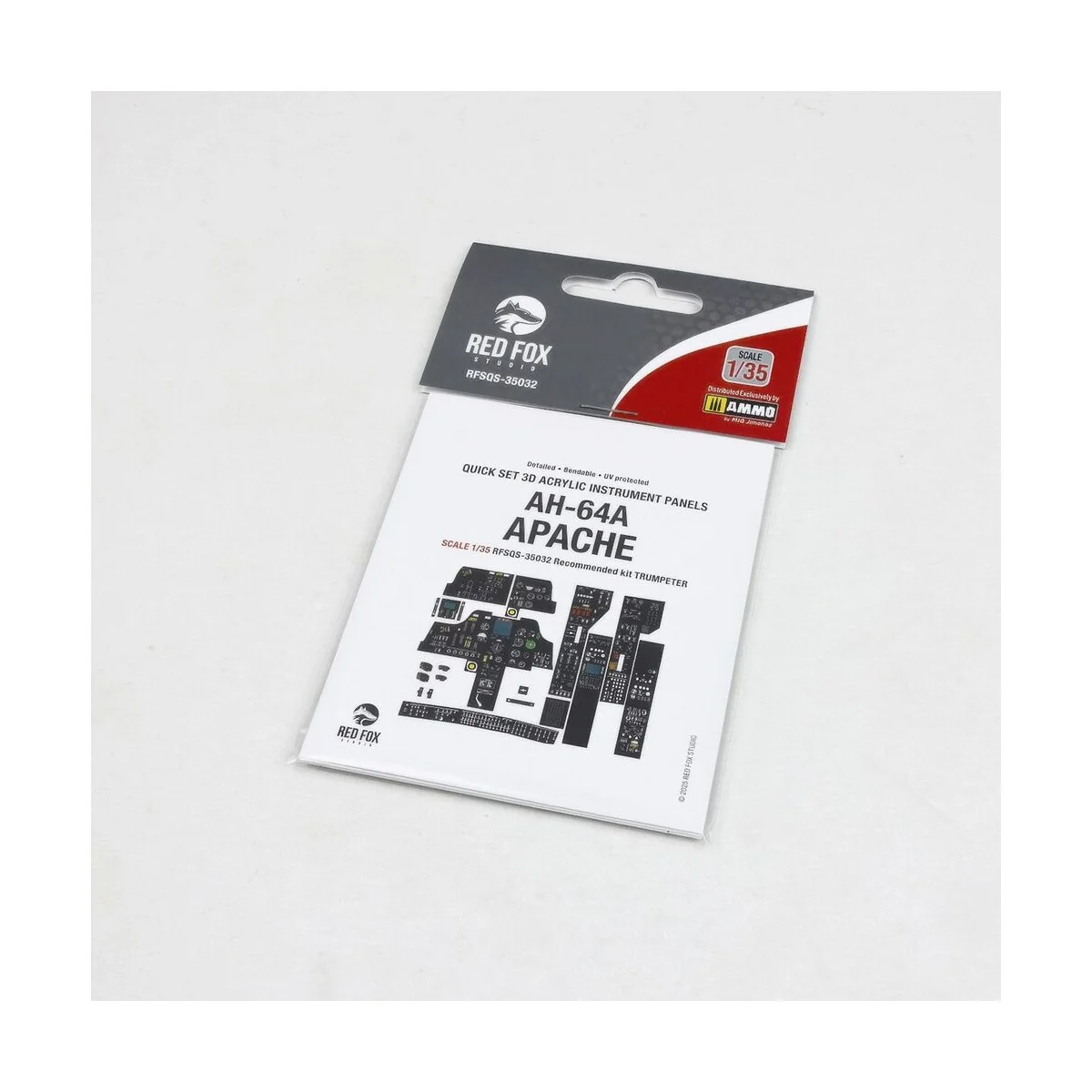 AH-64A Apache for Trumpeter, 1/35 - Red Fox Studio RFSQS-35032 AH-64A Apache for Trumpeter, 1/35 - Red Fox Studio RFSQS-35032