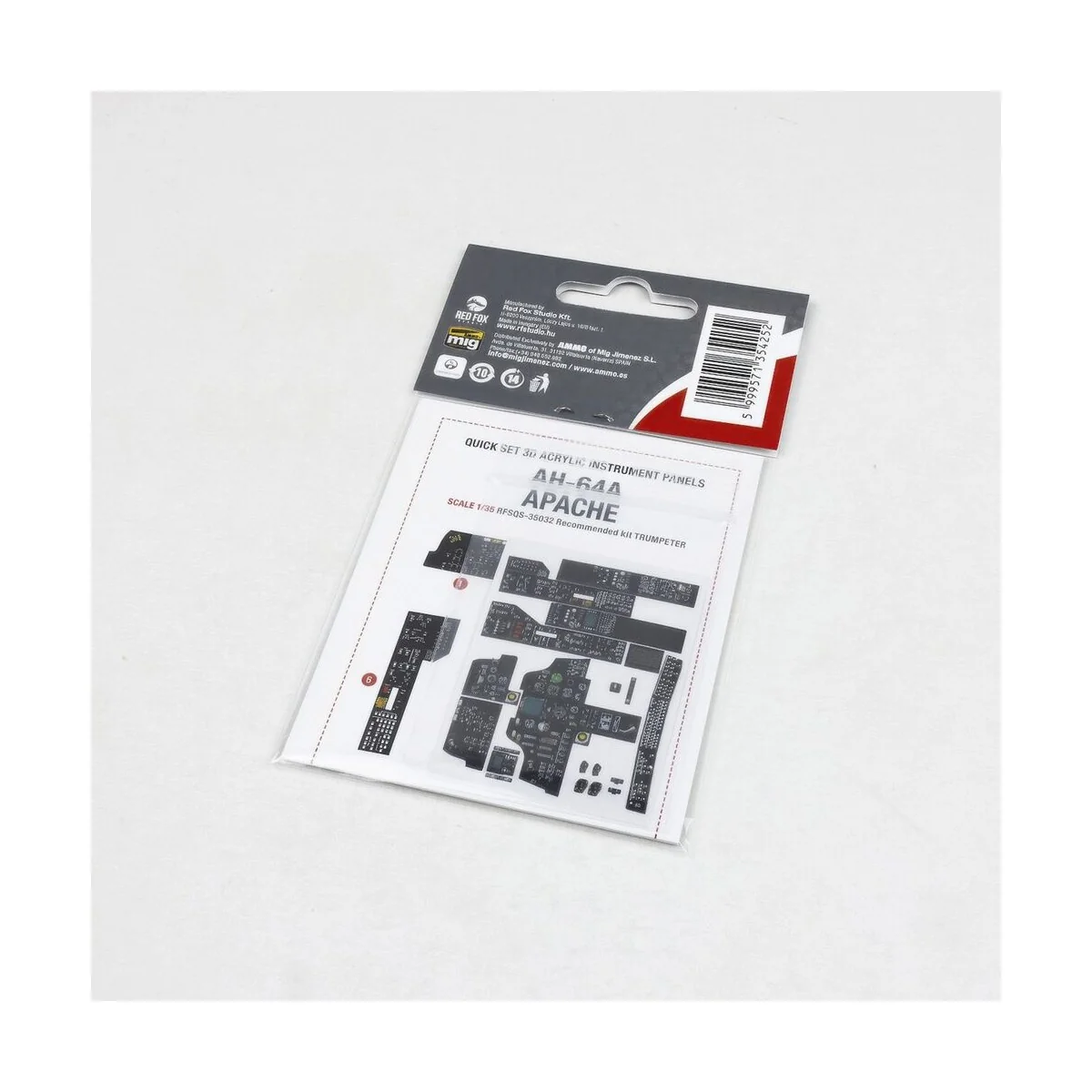 AH-64A Apache for Trumpeter, 1/35 - Red Fox Studio RFSQS-35032 AH-64A Apache for Trumpeter, 1/35 - Red Fox Studio RFSQS-35032