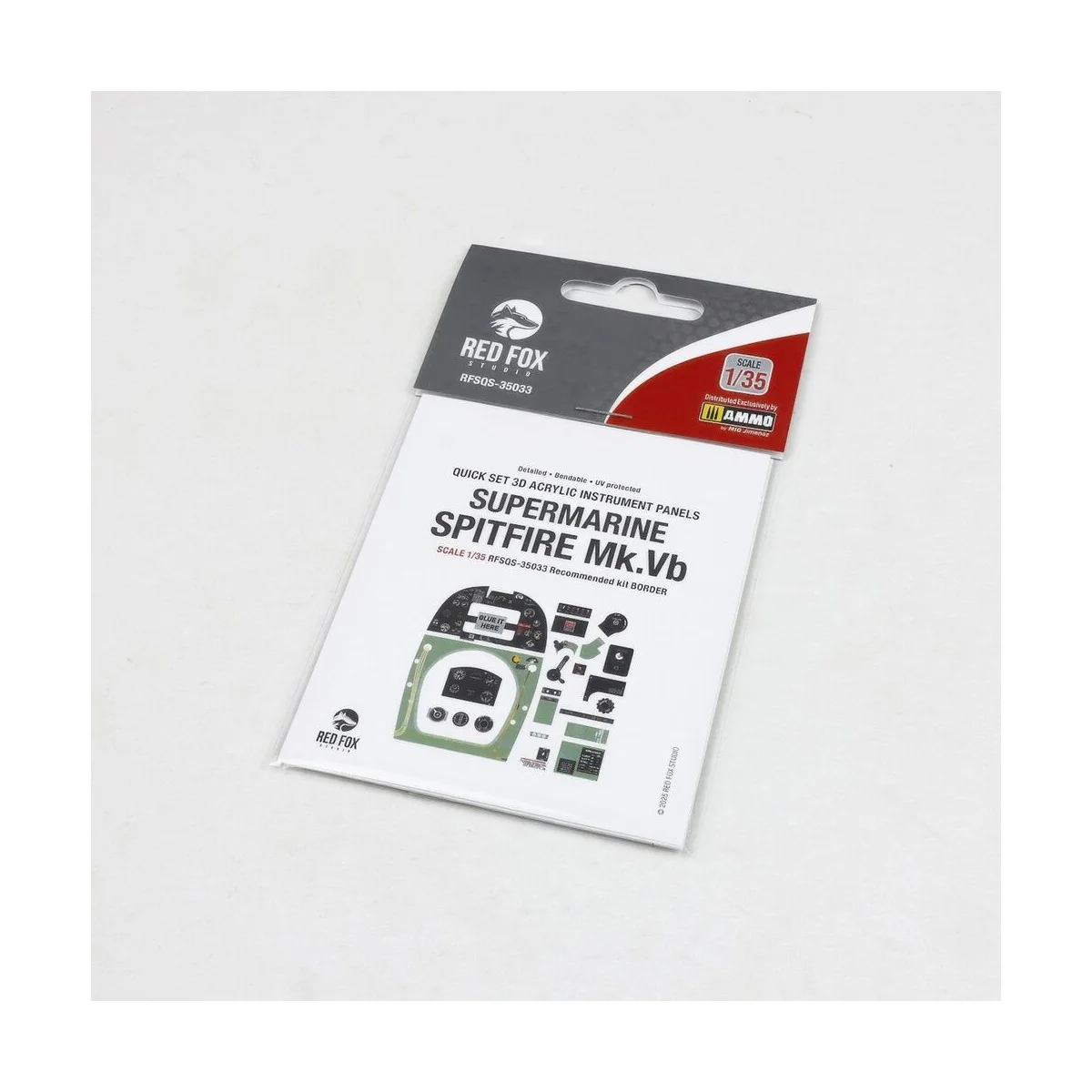 Supermarine Spitfire Mk.Vb for Border, 1/35 - Red Fox Studio RFSQS-...