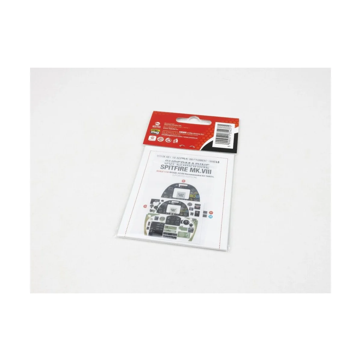 Spitfire Mk.VIII Updated for Tamiya, 1/32 - Red Fox Studio RFSQS-32189