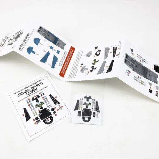 Jas-39A Gripen Early version for Kitty Hawk, 1/48 - Red Fox Studio ...