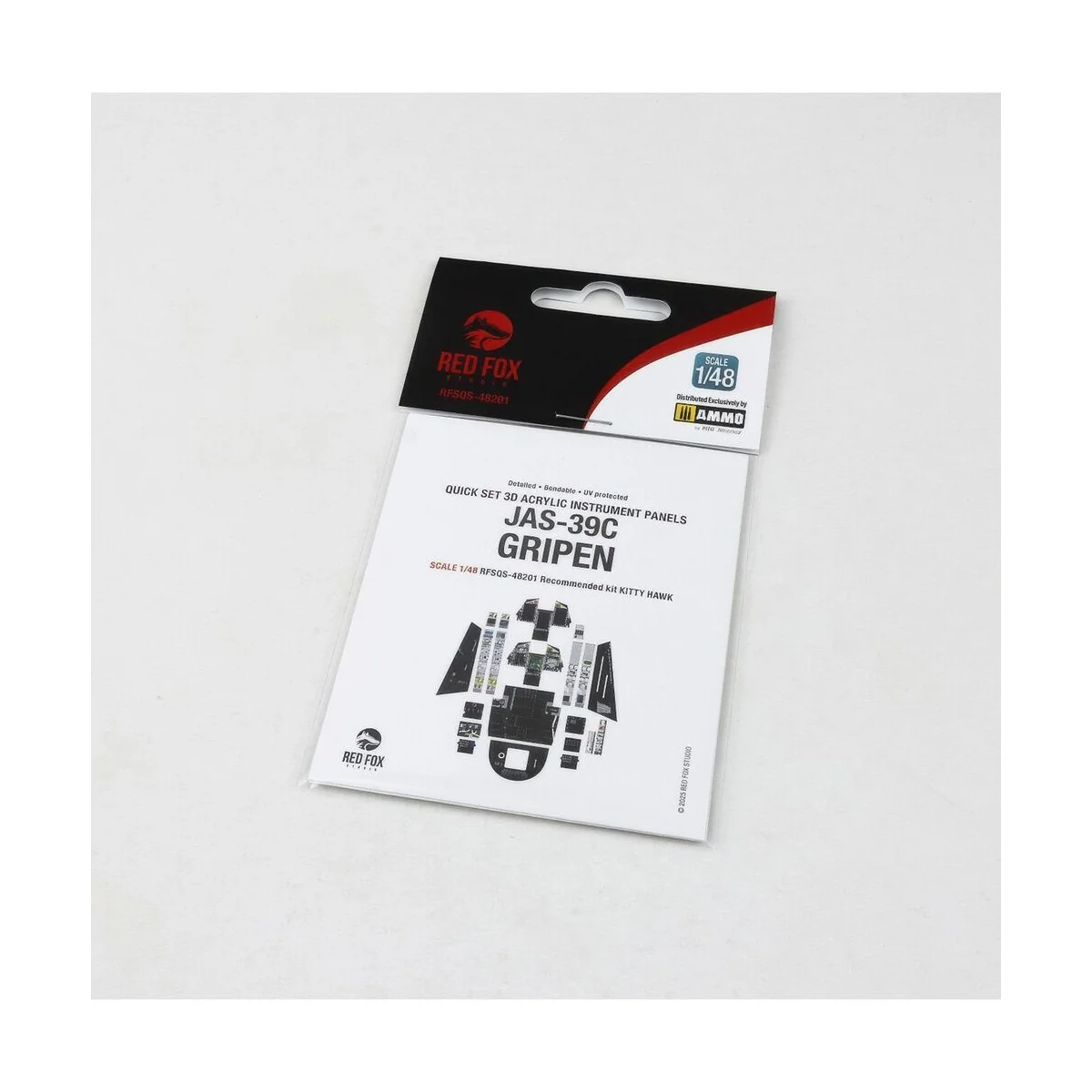 Jas-39C Gripen for Kitty Hawk, 1/48 - Red Fox Studio RFSQS-48201