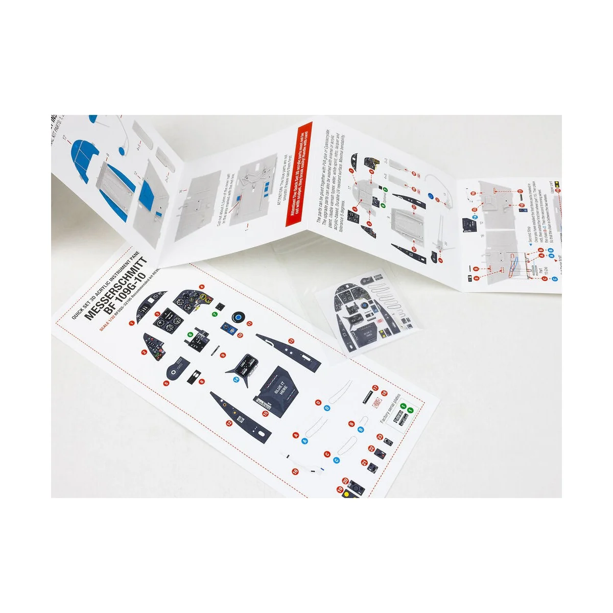 Messerschmitt Bf 109G-10 for Revell, 1/32 - Red Fox Studio RFSQS-32195