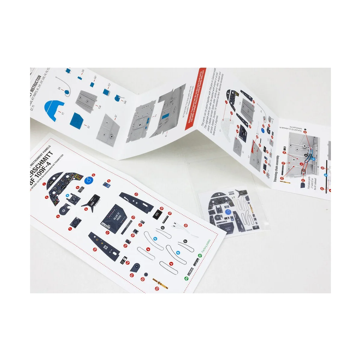 Messerschmitt Bf 109F-4 for Trumpeter, 1/32 - Red Fox Studio RFSQS-...