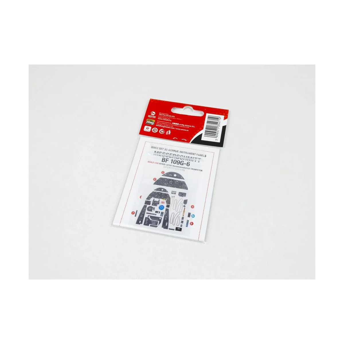 Messerschmitt Bf 109G-6 Updated version for Trumpeter, 1/32 - Red F... Messerschmitt Bf 109G-6 Updated version for Trumpeter, 1/32 - Red F...