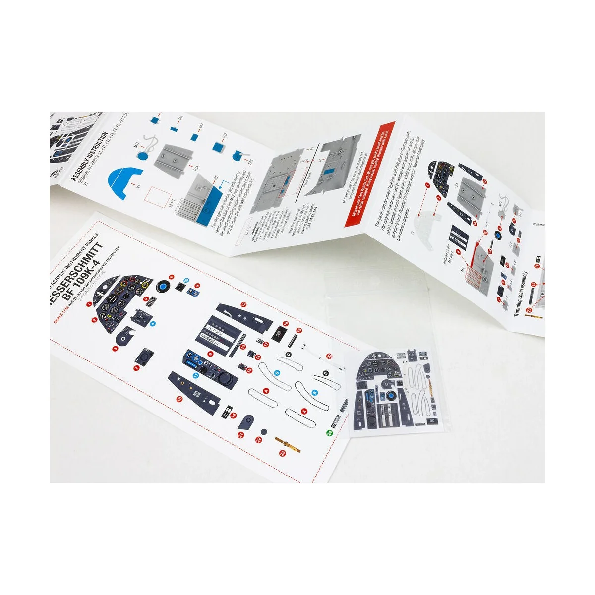 Messerschmitt Bf 109K-4 Updated version for Trumpeter, 1/32 - Red F... Messerschmitt Bf 109K-4 Updated version for Trumpeter, 1/32 - Red F...