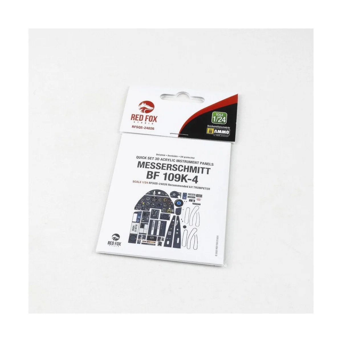 Messerschmitt Bf 109K-4 for Trumpeter, 1/24 - Red Fox Studio RFSQS-...