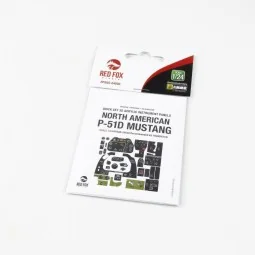 North American P-51D Mustang for Trumpeter, 1/24 - Red Fox Studio R...