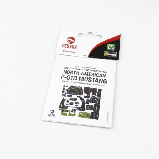 North American P-51D Mustang for Trumpeter, 1/24 - Red Fox Studio R...