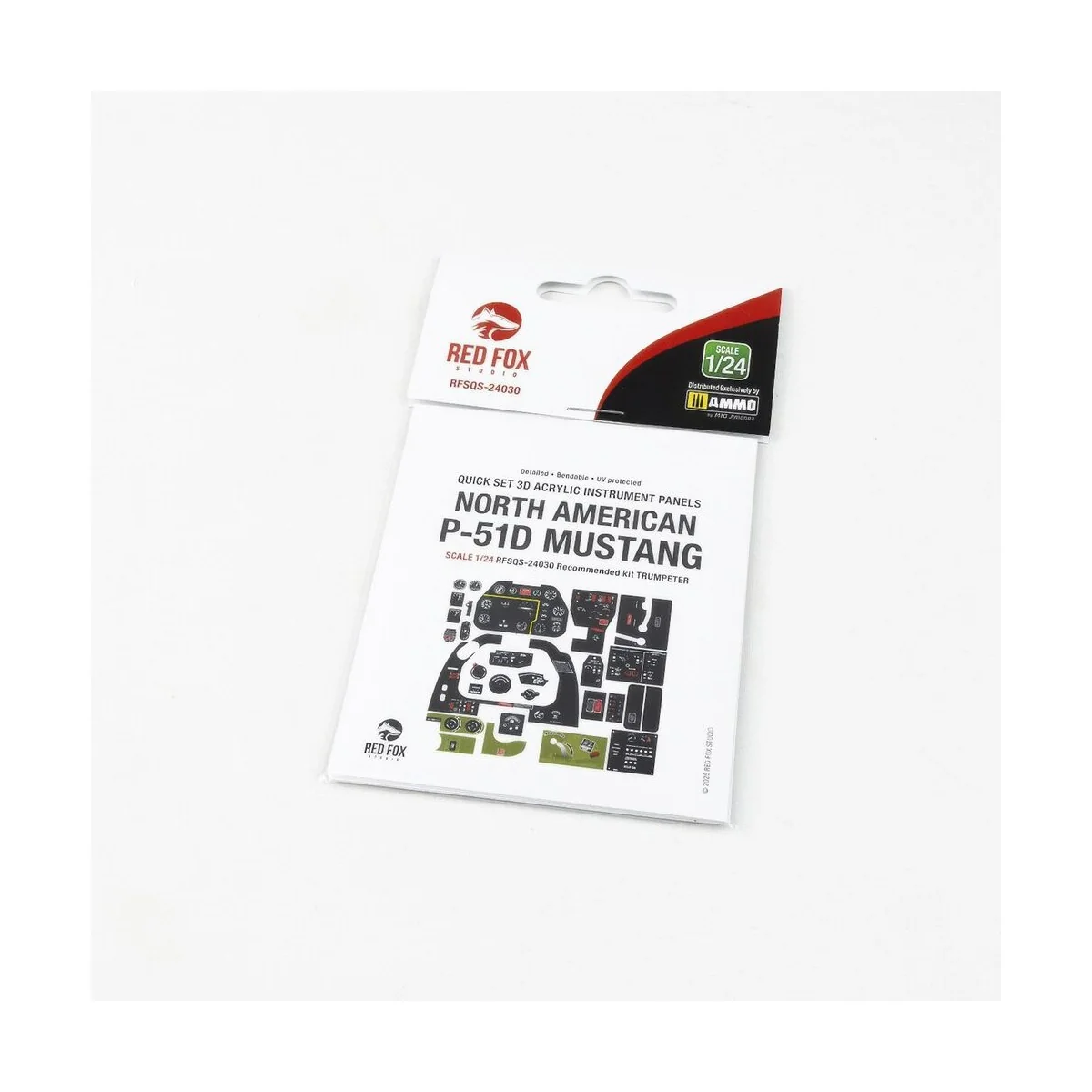 North American P-51D Mustang for Trumpeter, 1/24 - Red Fox Studio R...