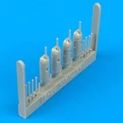 B-26B/C Marauder gun barrels für Hasegawa Bausatz, 1/72 - Quickboos...