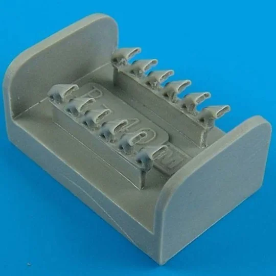 P-40M/N exhaust für Academy Bausatz, 1/72 - Quickboost QB72 096