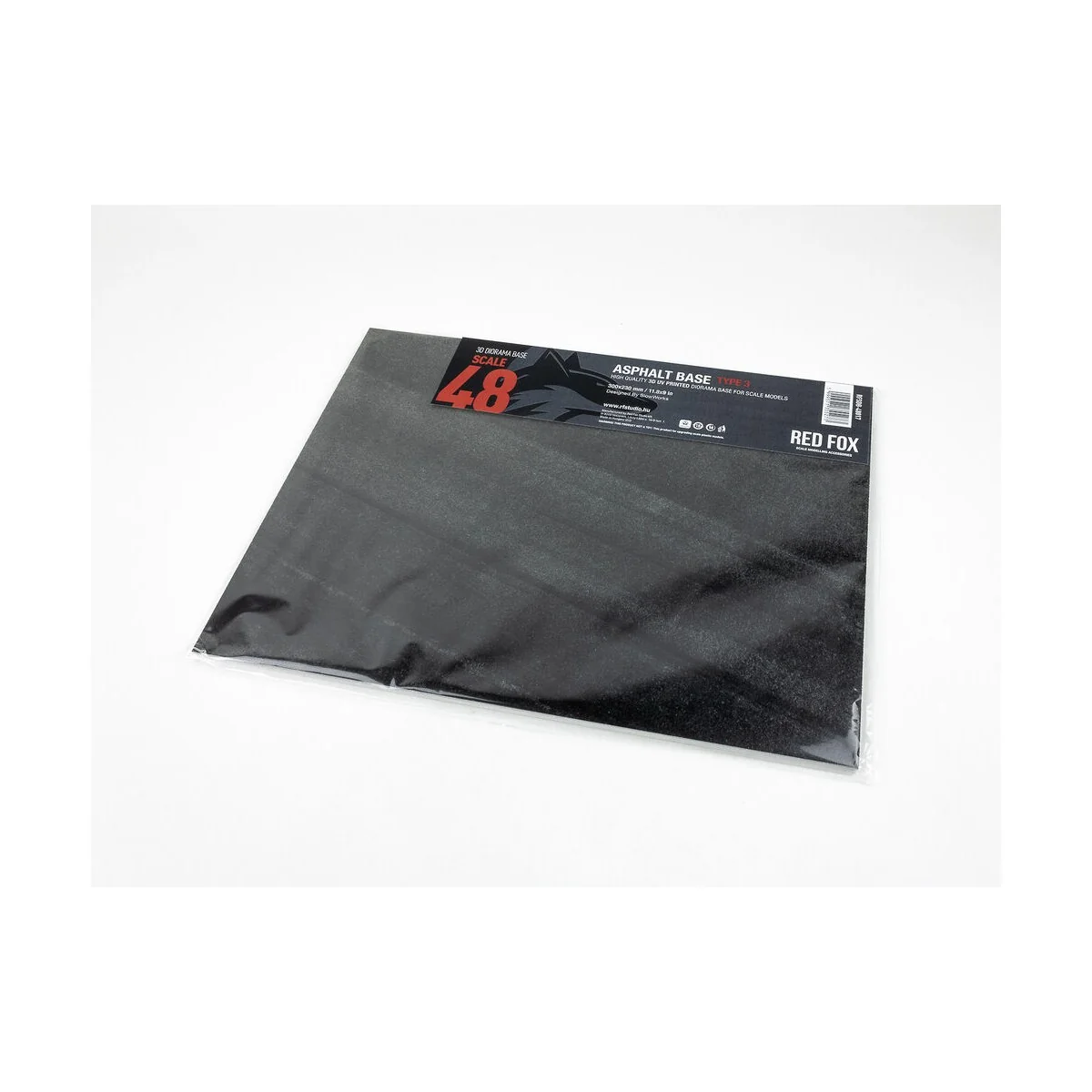 Asphalt Base Type 3 300x230mm (Universal), 1/48 - Red Fox Studio RF...