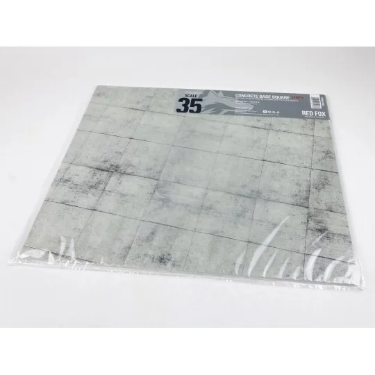 Concrete Base Square Type 5 380x320mm (Universal), 1/35 - Red Fox S...