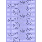 Decal Numbers - 2.5mm, white, type 1 - Matho Models 80050
