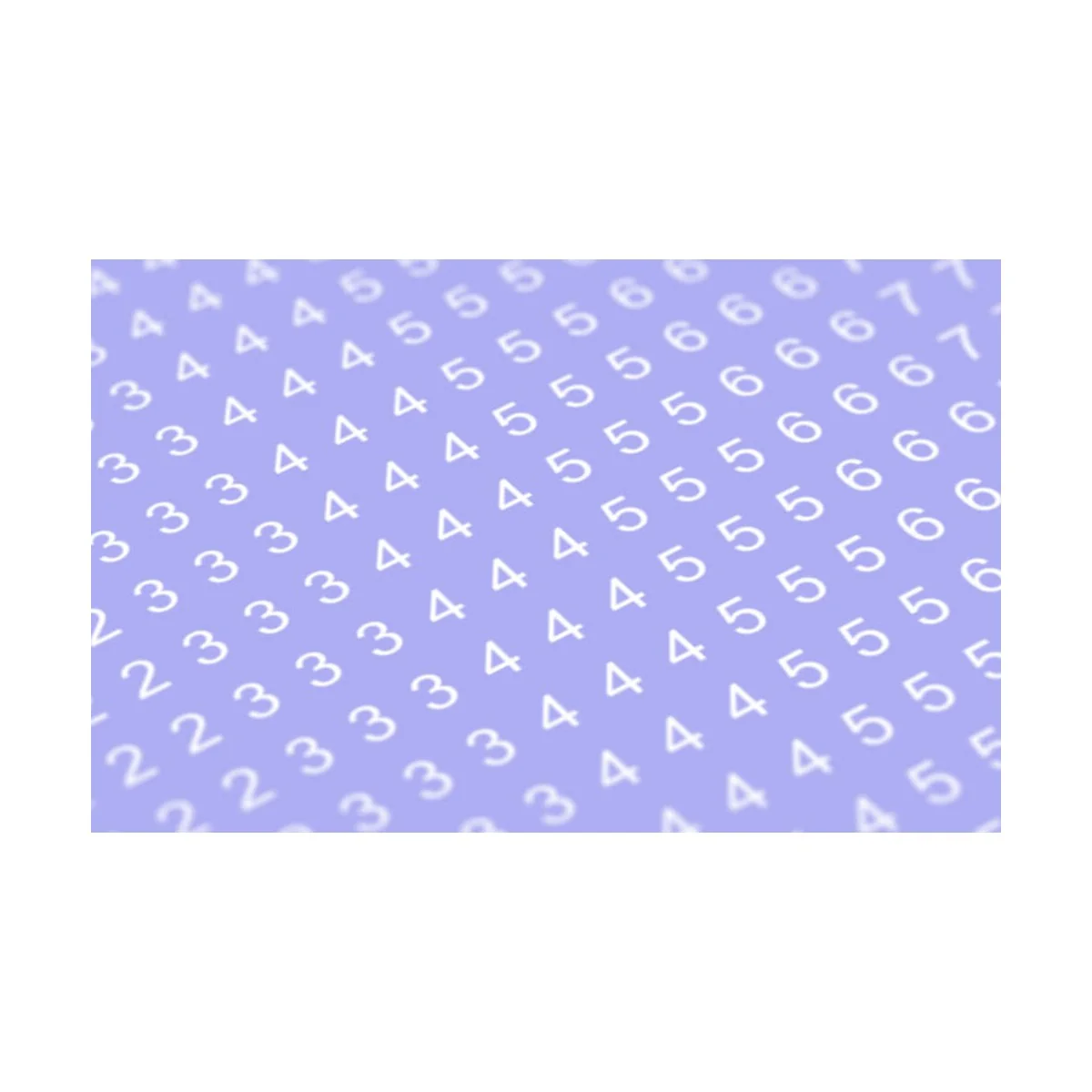 Decal Numbers - 2.5mm, white, type 1 - Matho Models 80050