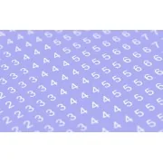 Decal Numbers - 2.5mm, white, type 1 - Matho Models 80050