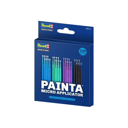 Micro Applicator / 100pcs / 2,5mm / 2,0mm / 1,5mm - Revell 39619